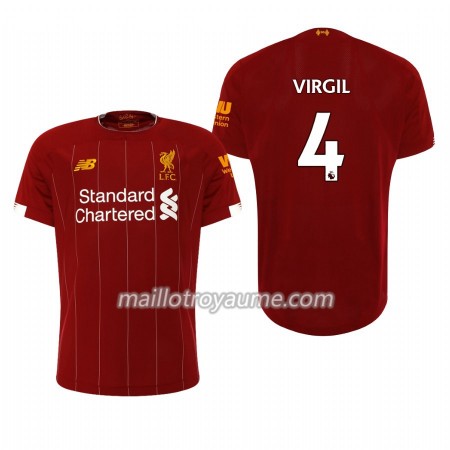 Maillot Foot Homme Liverpool Virgil van Dijk 4 Domicile 2019/20 Maillot Foot Homme Liverpool Virgil van Dijk 4 Domicile 2019/20